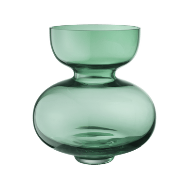 Handmade-Glass-Vase, Green, Alfredo