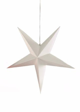 Handmade White Paper Star