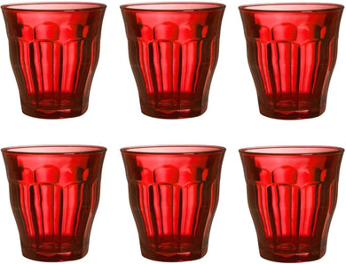 Red Colour Tumbler Set (6)