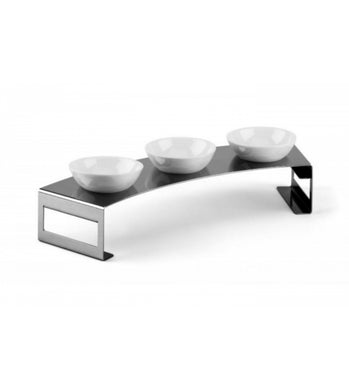 Three-Bowl-Condiment-Set, Stainless-Steel