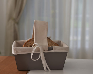 Linen-Bread-Basket, Dove-Grey