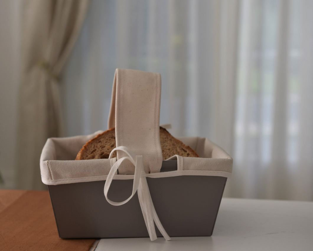 Linen-Bread-Basket, Dove-Grey