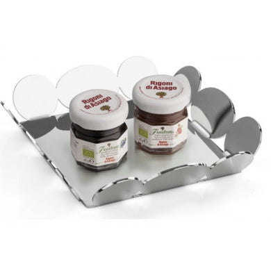 Sqaure-Candy-Dish, Stainless-Steel