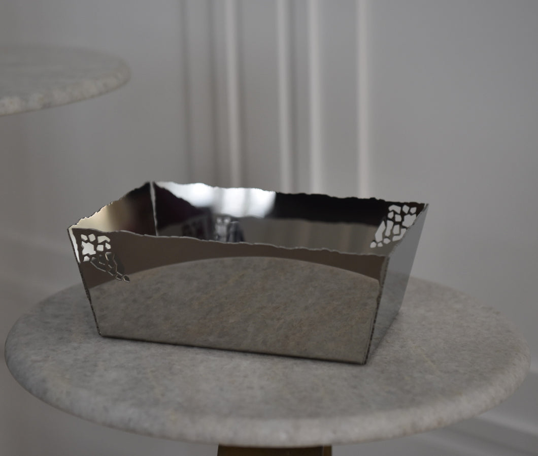 Laser-Cut, Basket, Stainless-Steel