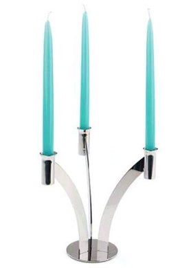 Three-Flames-Candleholder, Stainless-Steel