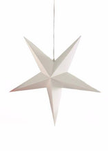 Handmade White Paper Star (small 2pcs)