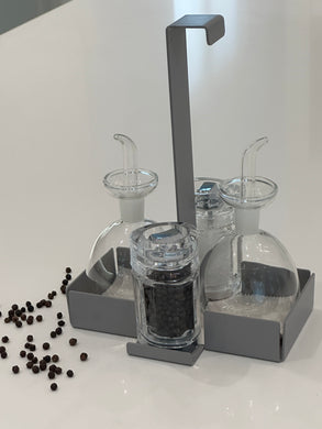 Condiment-Set, Matt-Dove-Grey