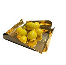 Square-Tray Mirror-Polished, Gold