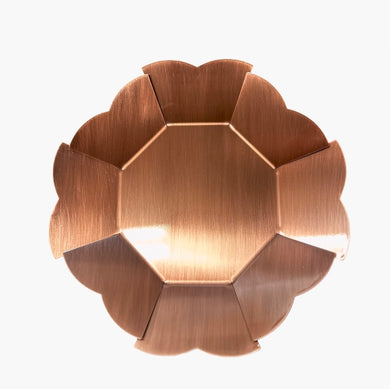 flower-dish-bomboniera, Copper