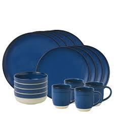 ED DINNERWARE 16 PIECE SET COBALT BLUE BY ROYAL DOULTON 