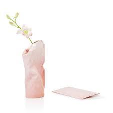 Paper Vase/Bottle Cover Pink Tones Designer/Pepe Heykoop